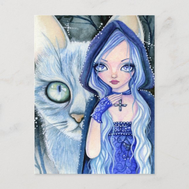 Winter Watcher - vykort (Framsida)