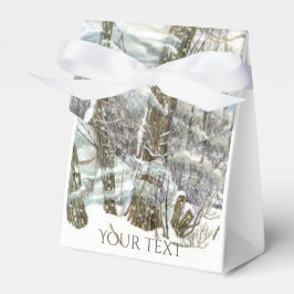 Winter Watercol-målning Presentaskar