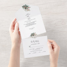 Winter Watercolor Bröllop