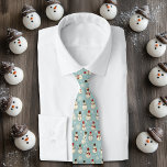 Winter Watercolor Whimsical Snögubbe Tie Slips<br><div class="desc">Upptäck vintern med den här fina haken, med fina snögubbar och delikat snöflingor på en mjuk ljusblå bakgrund. Den här tiden ger en lekfull och mysigt vib till vilken utrustning som helst, skapar perfekt för julfester, familjesammankomster eller varje festligt tillfälle där en liten bit stollig är välkommen. Det här hindret...</div>