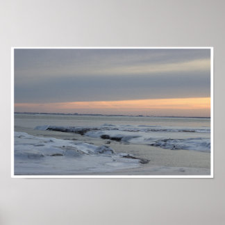 Winter Waterscape Photo Poster
