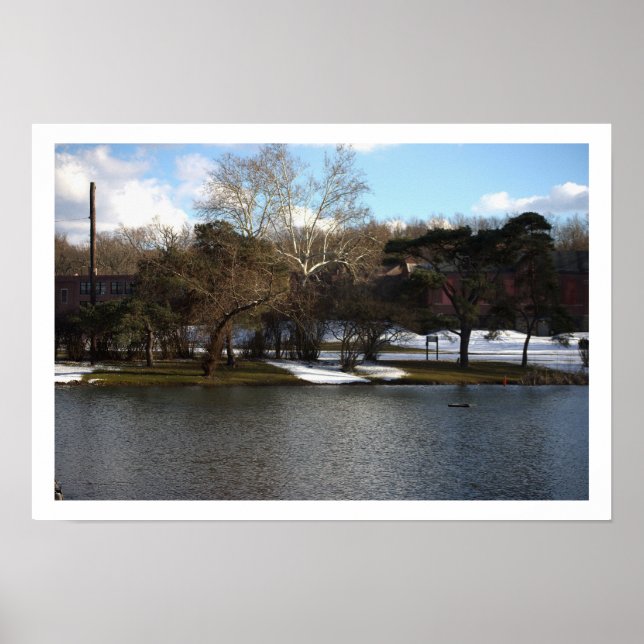 Winter Waterscape Poster (Framsidan)