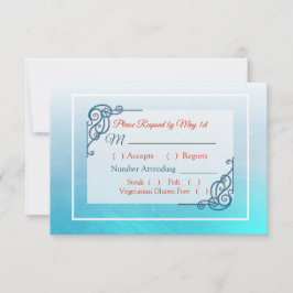 Winter Wedding-Bröllop OSA-kort OSA Kort