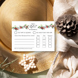 Winter Wedding Holly och Red Berries Entrée OSA Kort<br><div class="desc">Vinterbröllop med Entree-val för varje gäst som deltar och valfri anteckning för kostbehov. Med enkel elegans har den tidlösa utformningen av säsong ett helgrönt kulligt gren med röda bär och elegant typografi. Om du vill samordna inbjudningar, kontorsprogram och evenemangsdekoder kan du bläddra i samlingen Holly Klockor Bröllop eller meddela mig...</div>