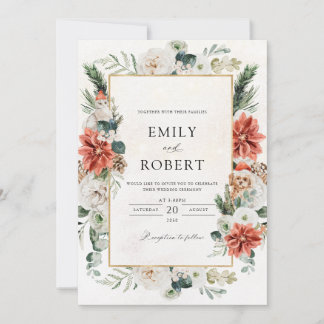 Winter Wedding Invitation Inbjudningar