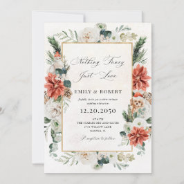 Winter Wedding Invitation Inbjudningar