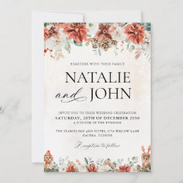 Winter Wedding Invitation Inbjudningar