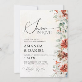 Winter Wedding Invitation Inbjudningar