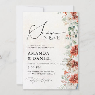 Winter Wedding Invitation Inbjudningar