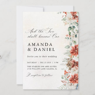 Winter Wedding Invitation Inbjudningar