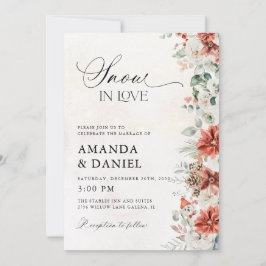 Winter Wedding Invitation Inbjudningar