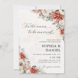 Winter Wedding Invitation Inbjudningar