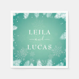 Winter Wedding Pappersservett