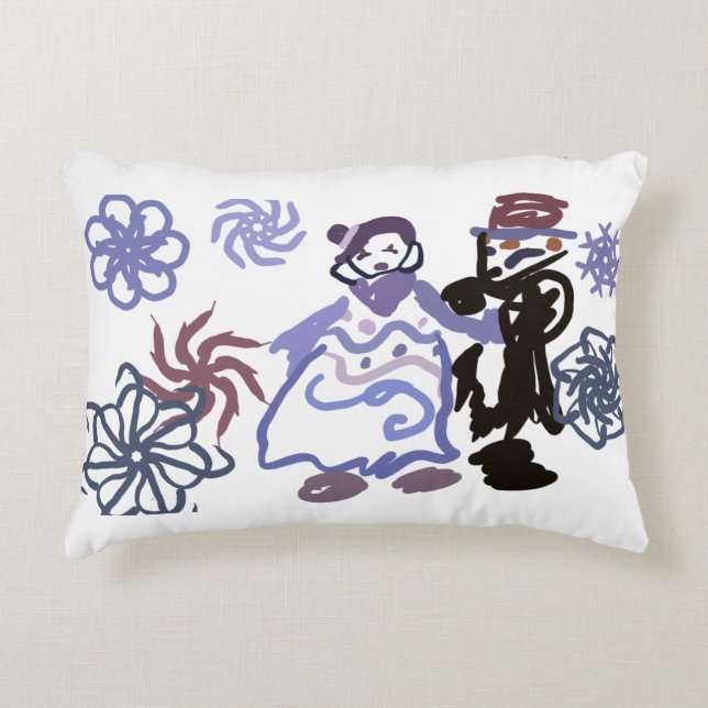 Winter wedding  prydnadskudde (Framsidan)