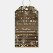 Winter Wedding Snöflingor och Barn Wood