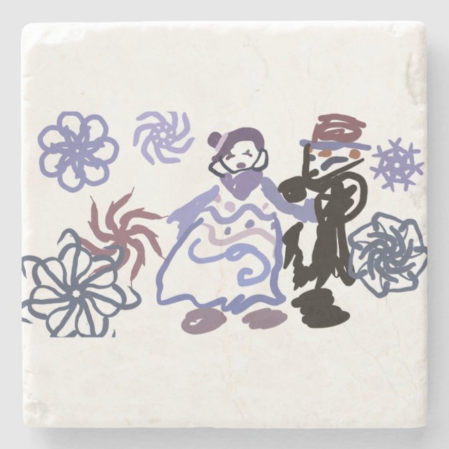 Winter wedding  stenunderlägg (Framsidan)