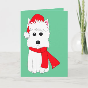 Winter Westie Helgkort
