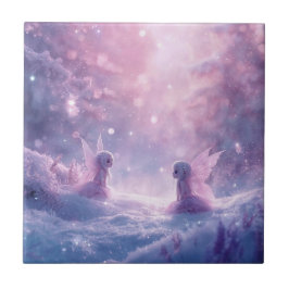 Winter Whispers and Fairy Light Kakelplatta