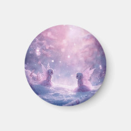 Winter Whispers and Fairy Light Magnet