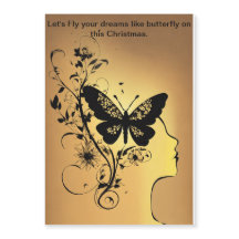 Winter Whispers: Hälsning on Butterfly Vingar"