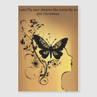 Winter Whispers: Hälsning on Butterfly Vingar"