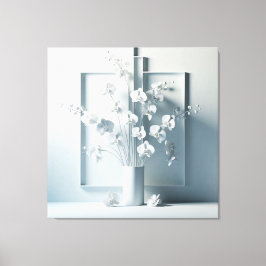 Winter white canvastryck