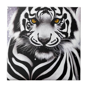 Winter White Tiger Kakelplatta