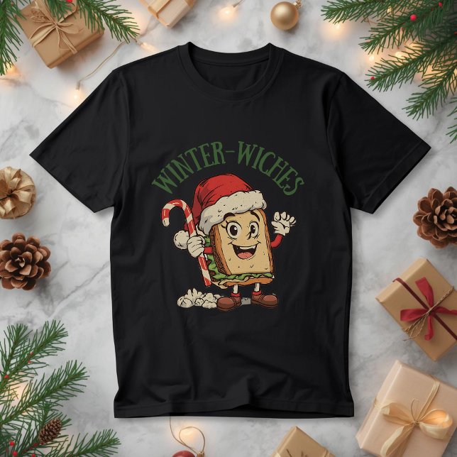 Winter-Wiches – Funny Christmas Sandwich Pun T Shirt (Skapare uppladdad)