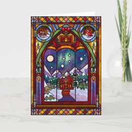 Winter Windows Christmas Card Kort