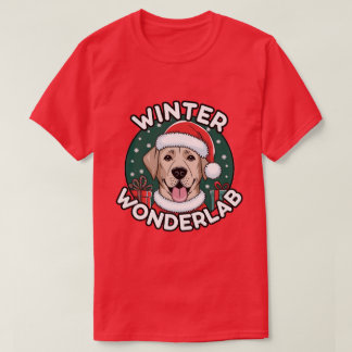 Winter Wonderlab jul Labrador T Shirt