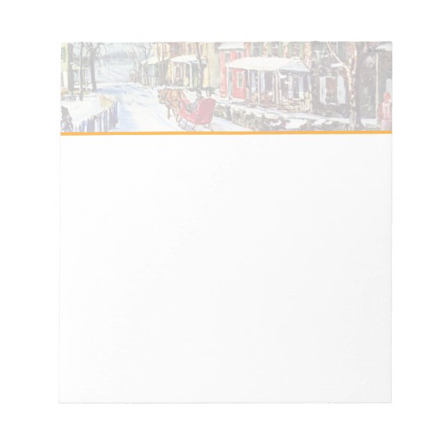 Winter Wonderland Anteckningsblock (Framsida)