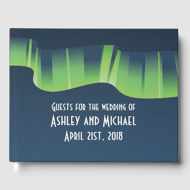 Winter Wonderland Auroras Guest Bok (Framsida)