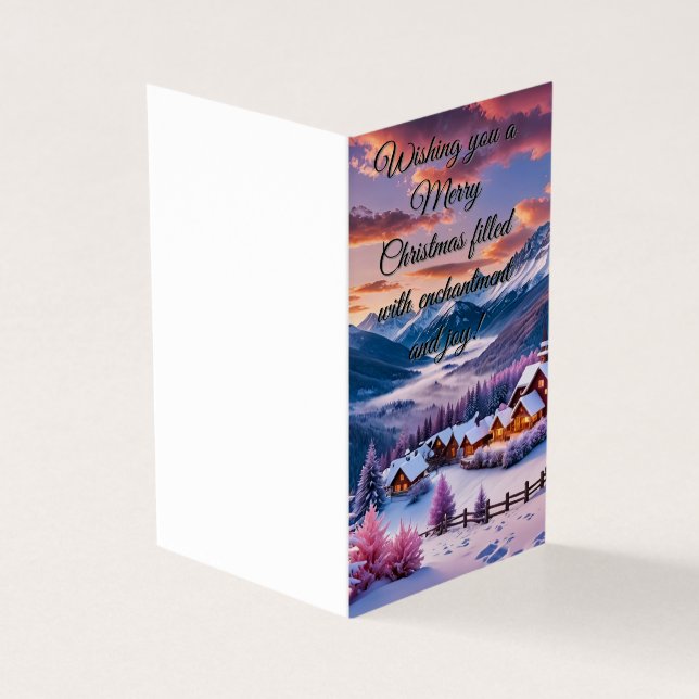 Winter Wonderland Äventyr Kort (Utsida)