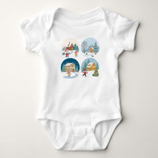 Winter Wonderland Baby Bodykostydräkt T Shirt
