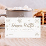 Winter Wonderland Baby Shower Diaper Raffle Biljet Tilläggskort<br><div class="desc">Förbättra din babydusch under vintern med det här charmerande Winter Baby Shower Diaper Raffle-höljet. Perfekt för babyduschidéer för vintern, det här kortet parar vackert med en inbjudan till babydusch för vintern. Idealisk för baby är kallet utanför neutralten för babyduschidéer och vintertemat babyduschidéer könsneutrala. Även underbar för christmas babyduschidéer och pryglingsidéer....</div>