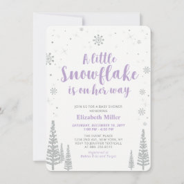 Winter Wonderland, Baby Shower Inbjudningar