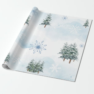 Winter Wonderland Baby Shower Wrapping Papper Presentpapper