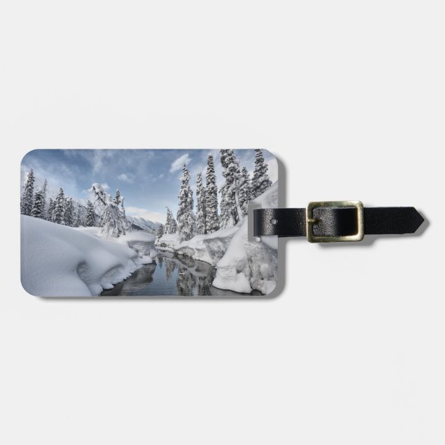 Winter Wonderland Bagagebricka (Horisontell Framsida)