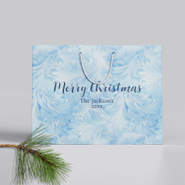 Winter Wonderland Blue frosty mönster