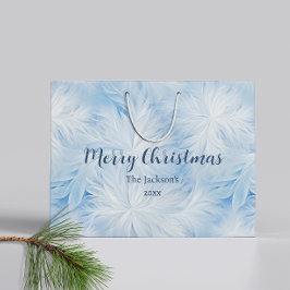 Winter Wonderland Blue frosty mönster