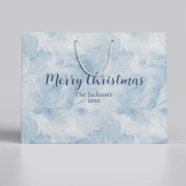 Winter Wonderland Blue frosty mönster