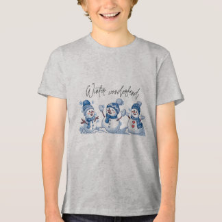 Winter Wonderland Boy'sBella+Canvas Youth Tri-blen T Shirt