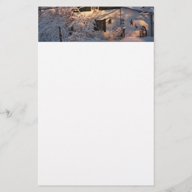 Winter Wonderland Brevpapper (Framsida)