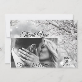 Winter Wonderland Bröllop Tack | FOTO