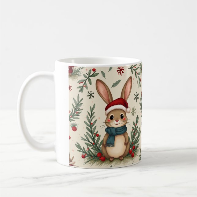 Winter Wonderland Bunny Kaffemugg (Vänster)