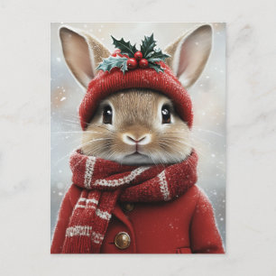 Winter Wonderland Bunny Vykort