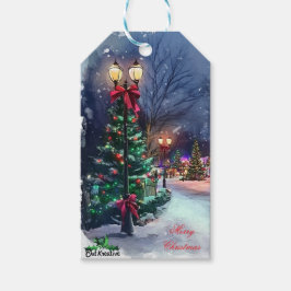 Winter Wonderland Christmas Gift Card  Presentetikett