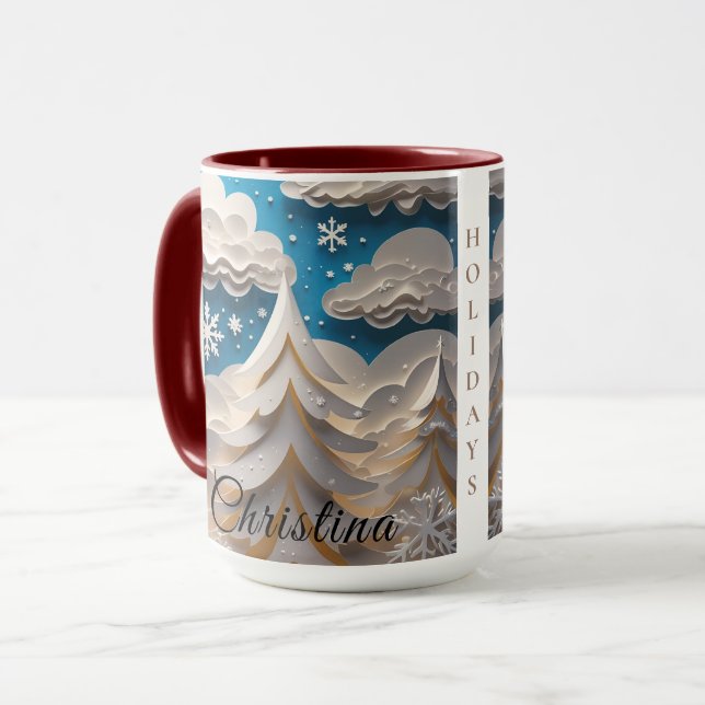 Winter Wonderland Coffee Mug Mugg (Framsida vänster)