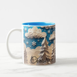 Winter Wonderland Coffee Mug Två-Tonad Mugg