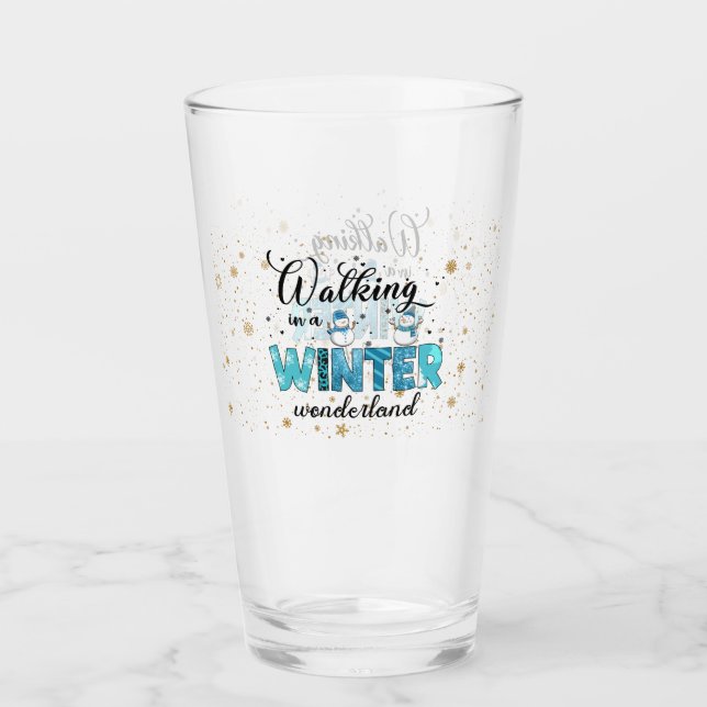 Winter Wonderland Customize Glaskopp (Framsida)